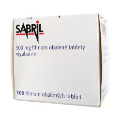 Сабрил (Вигабатрин) таблетки 500мг №100 (100 таблеток) в Кызыле и области фото