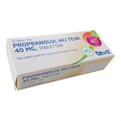 Пропранолол (Propranololum, аналог Индерал) 40мг табл. №30 в Кызыле и области фото