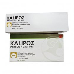 Калипоз пролонгатум (аналог Кальдиум) таблетки 750 мг (391 мг К ) №60 в Кызыле и области фото