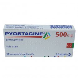 Пиостацин (Пристинамицин) таблетки 500мг №16 в Кызыле и области фото