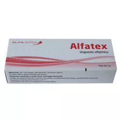 Альфатекс (Эубетал Антибиотико) глазная мазь 3г фото